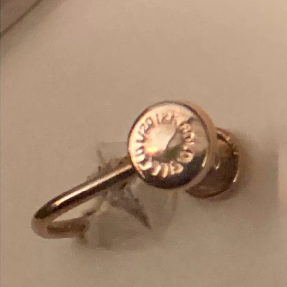 Vintage Catamore Circle Brooch And Screw Earrings Set, ERA 1950, Original Box - Picture 5 of 7